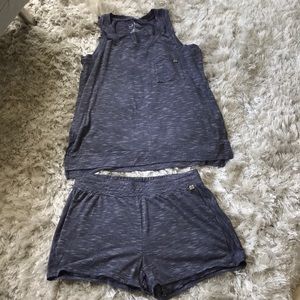 Pajama lounge sleep set.